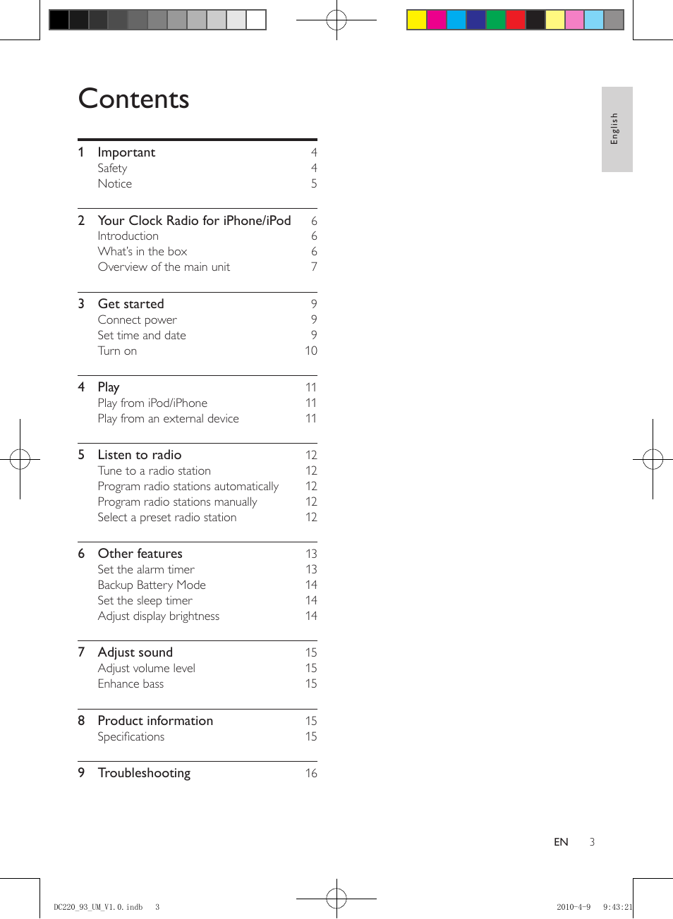 Philips SJ/T113632006 User Manual | Page 3 / 17