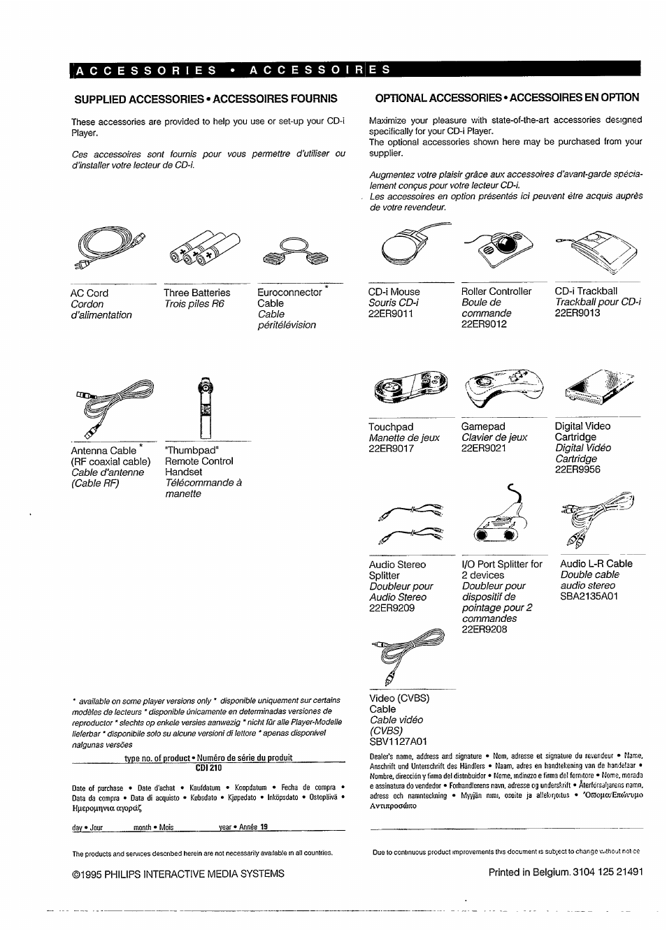 Philips CDI210/73 User Manual | Page 16 / 16