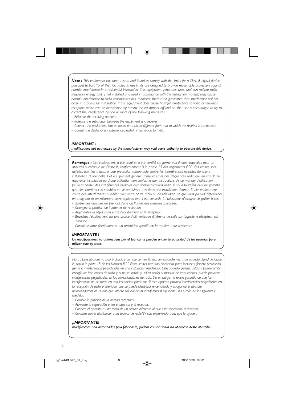 Philips DC570/37B User Manual | Page 6 / 24