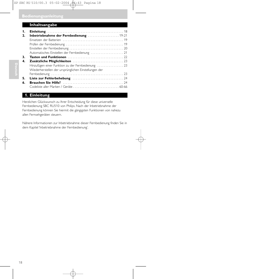 Philips SBC RU 510/00U User Manual | Page 18 / 70