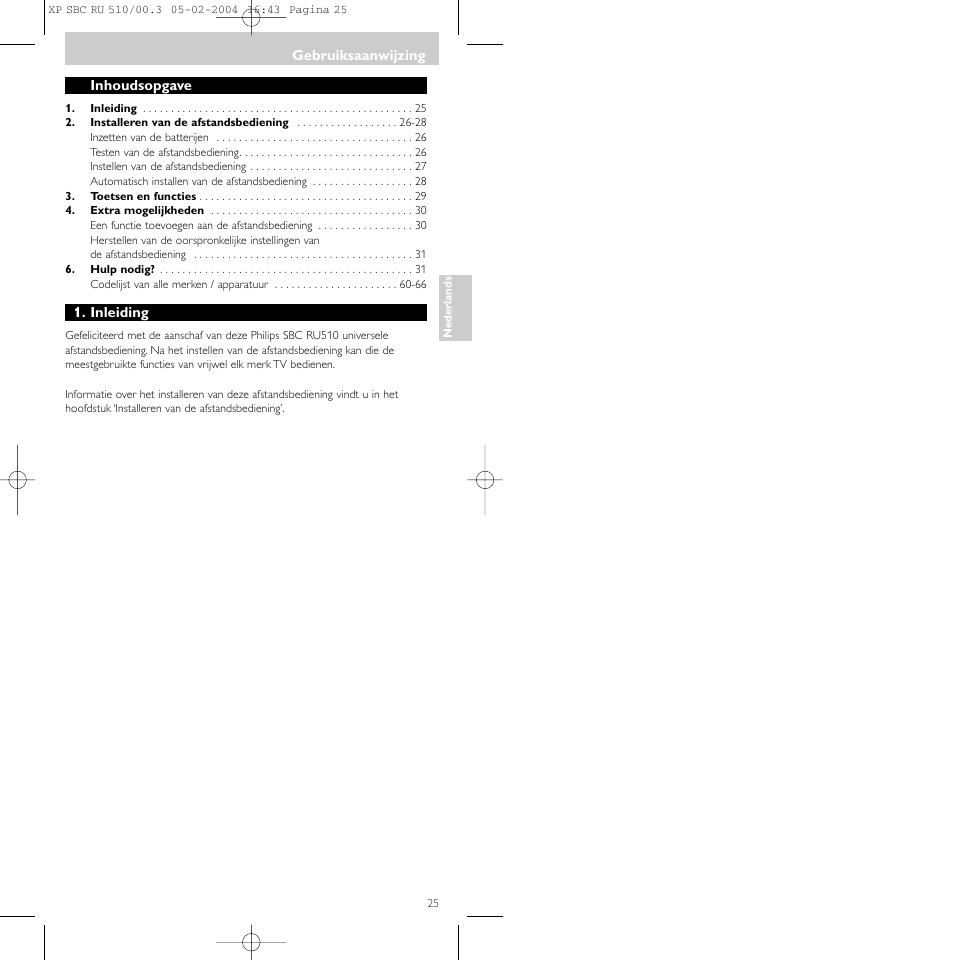 Philips SBC RU 510/00U User Manual | Page 25 / 70