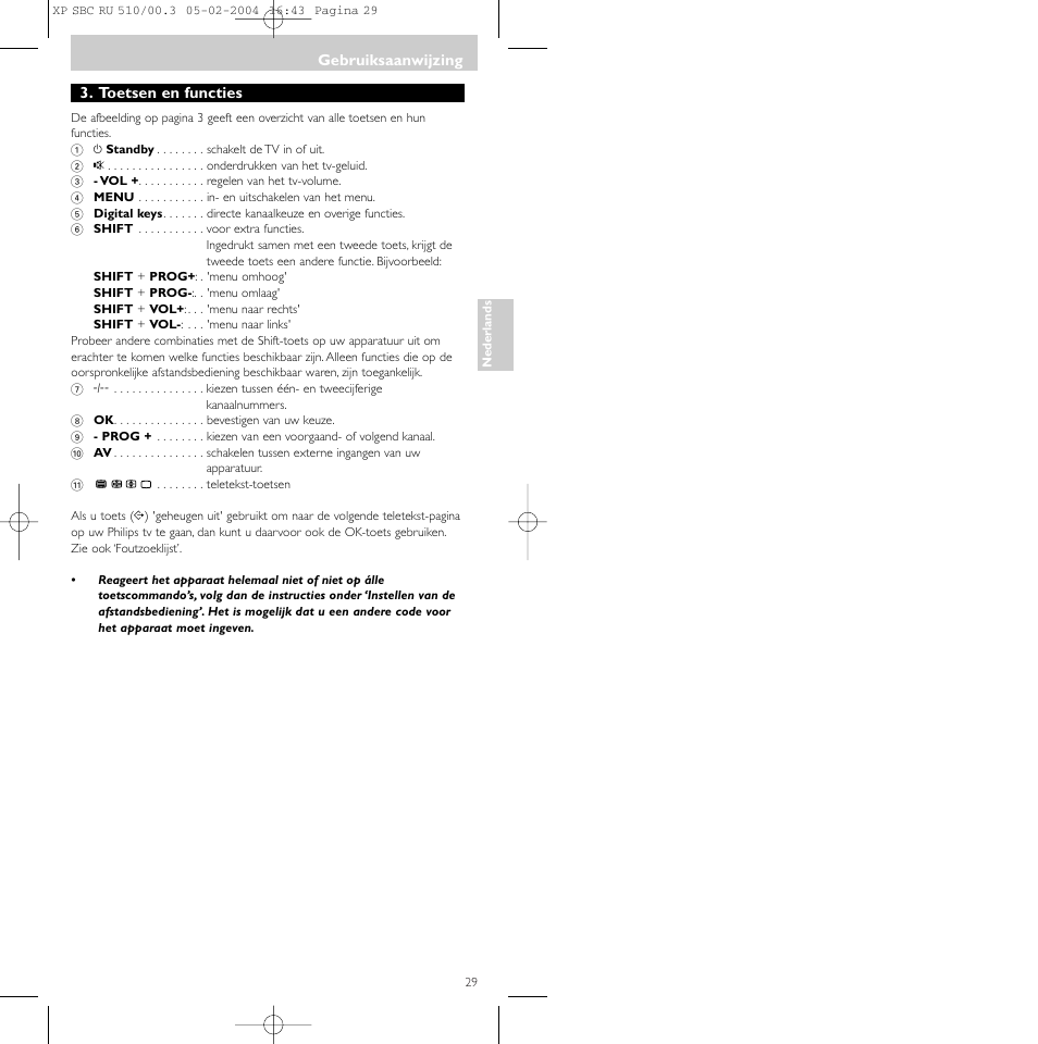 Philips SBC RU 510/00U User Manual | Page 29 / 70