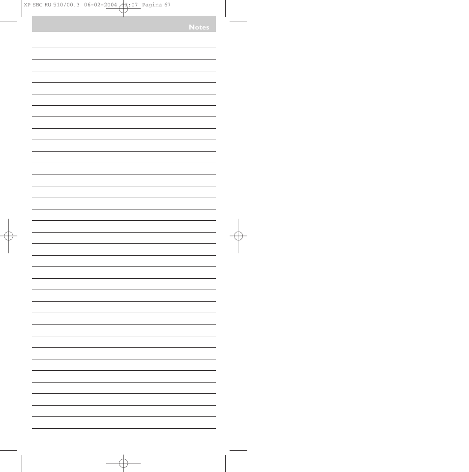 Philips SBC RU 510/00U User Manual | Page 67 / 70