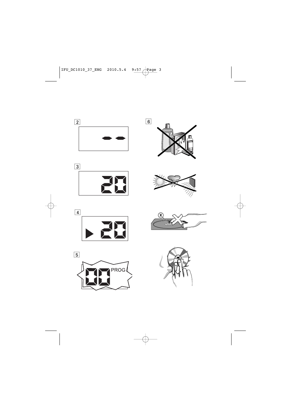 Philips DC1010 User Manual | Page 3 / 14