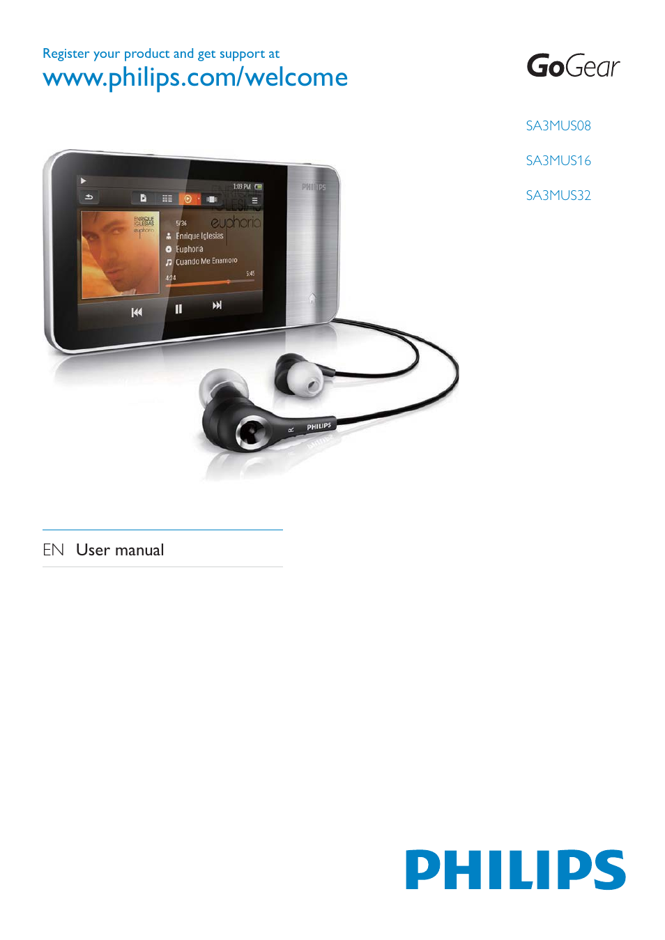 Philips GOGEAR SA3MUS16 User Manual | 60 pages