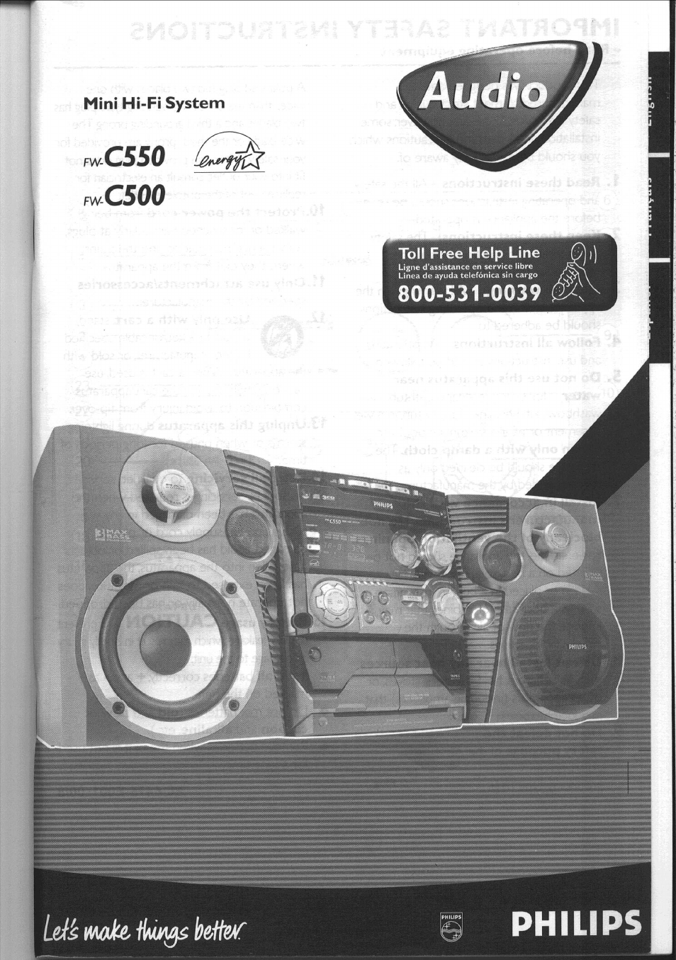 Philips FW-C500 User Manual | 161 pages