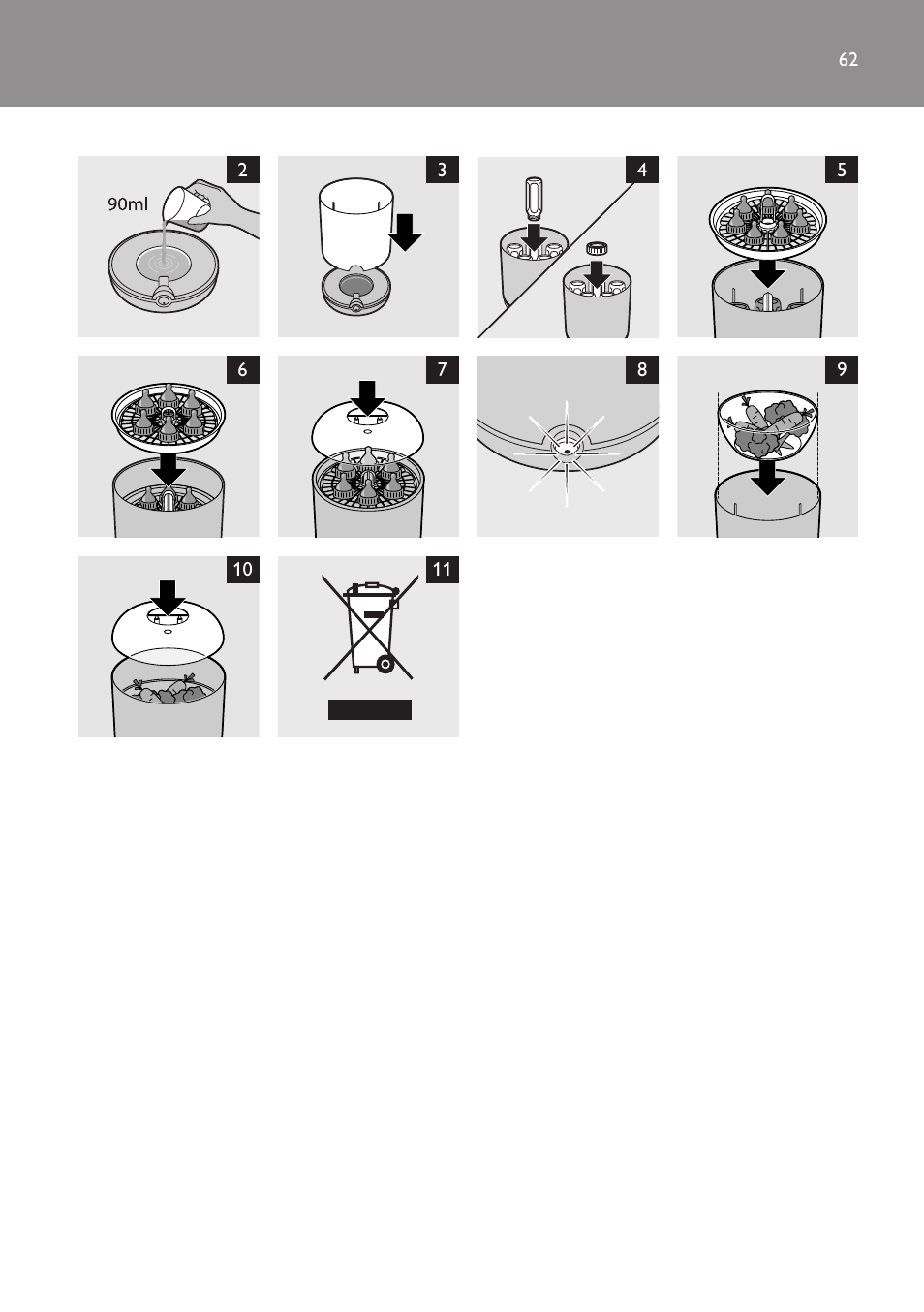 Philips STERILISER SCF225 User Manual | Page 62 / 64