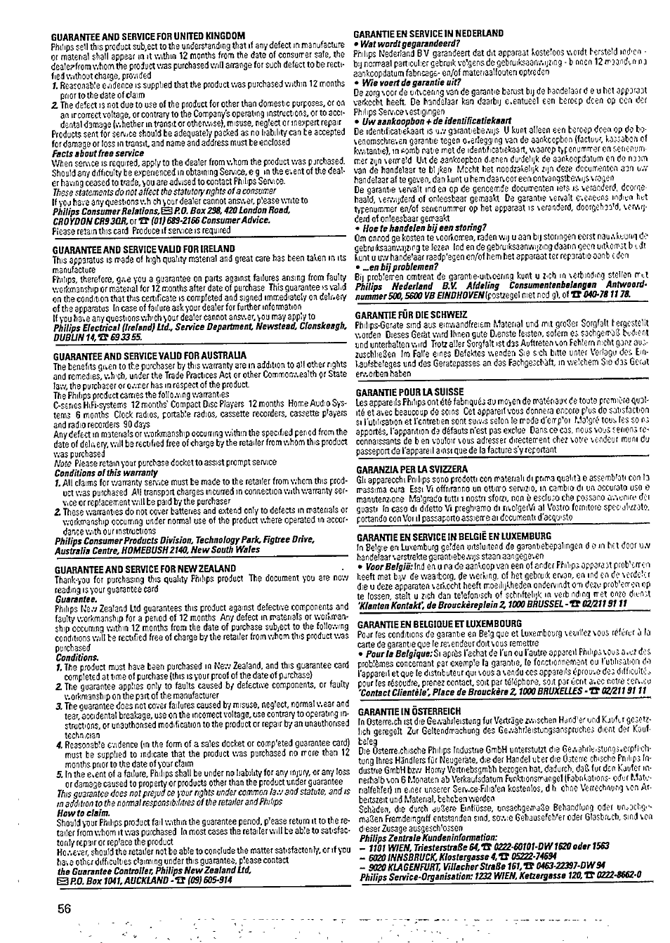 Philips CD 335 User Manual | Page 16 / 18