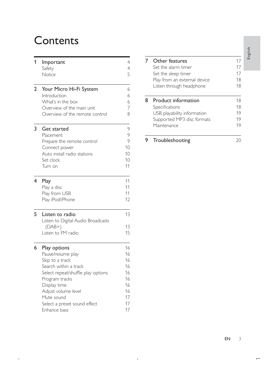 Philips DCB293 User Manual | Page 2 / 22