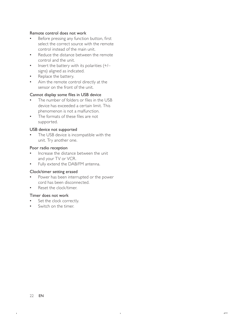 Philips DCB293 User Manual | Page 21 / 22