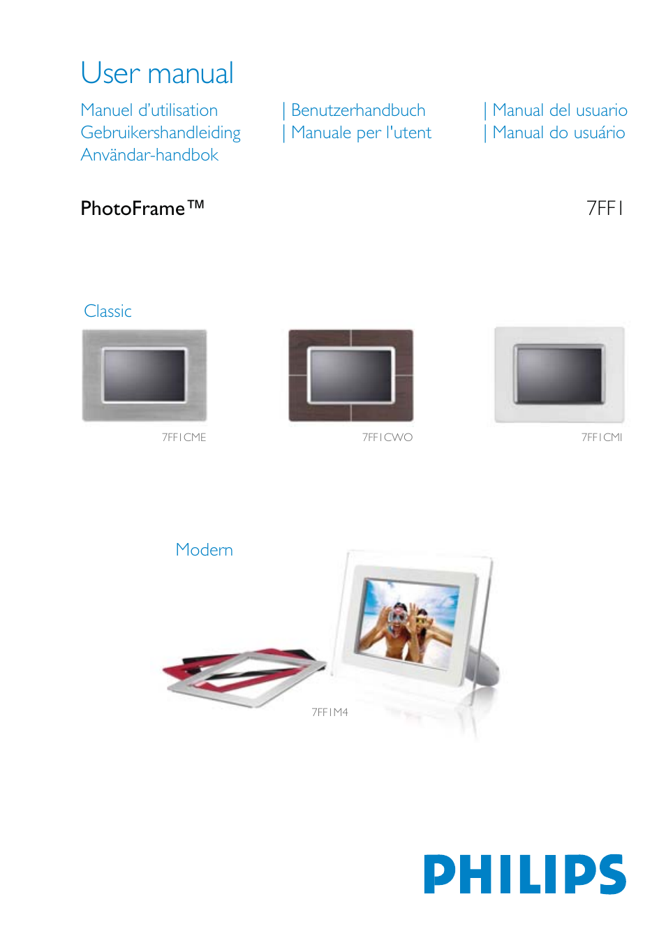 Philips PHOTOFRAME 7FF1CME User Manual | 50 pages