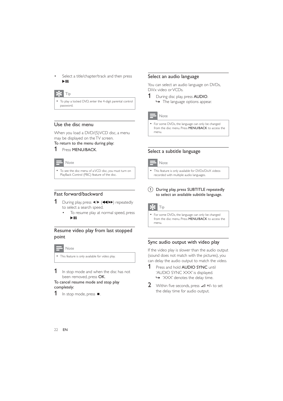 Philips HES4900/12 User Manual | Page 21 / 39