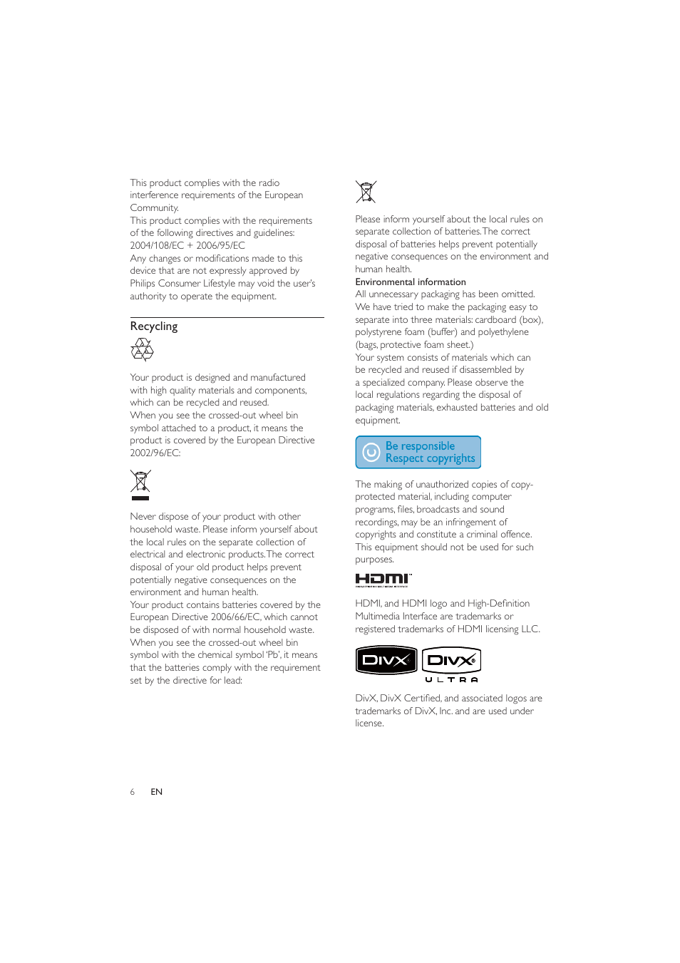 Philips HES4900/12 User Manual | Page 5 / 39