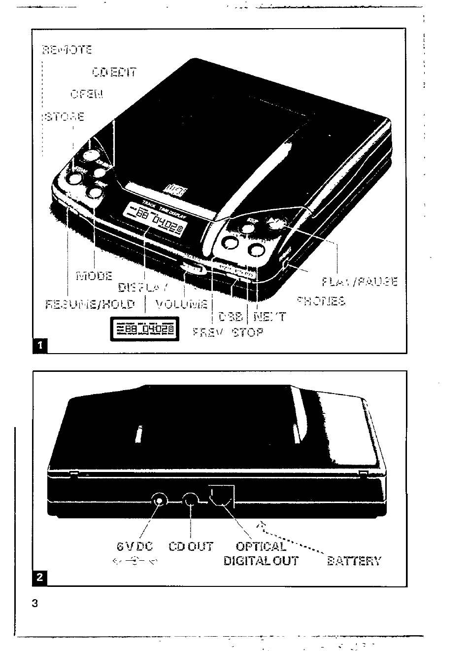 Ur'¡£/b'old i vouj¡vis | Philips AZ 6826 User Manual | Page 3 / 18