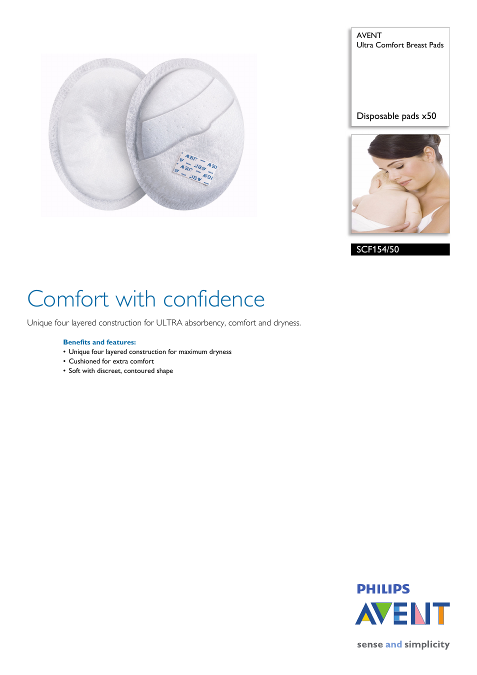 Philips AVENT SCF154/50 User Manual | 2 pages