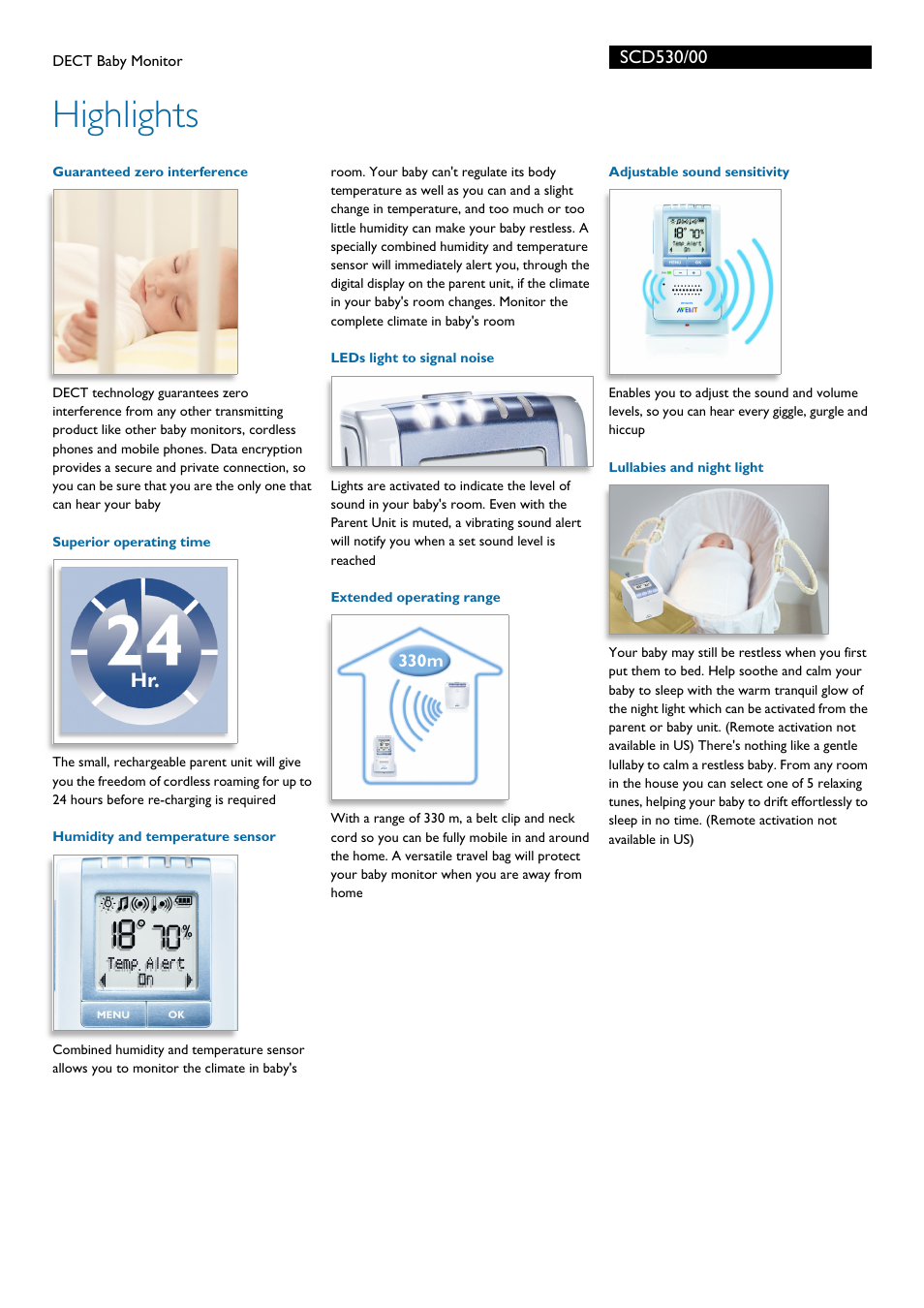 Highlights | Philips SCD530/00 User Manual | Page 2 / 3