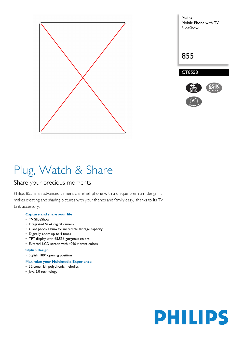 Philips CT8558 User Manual | 3 pages