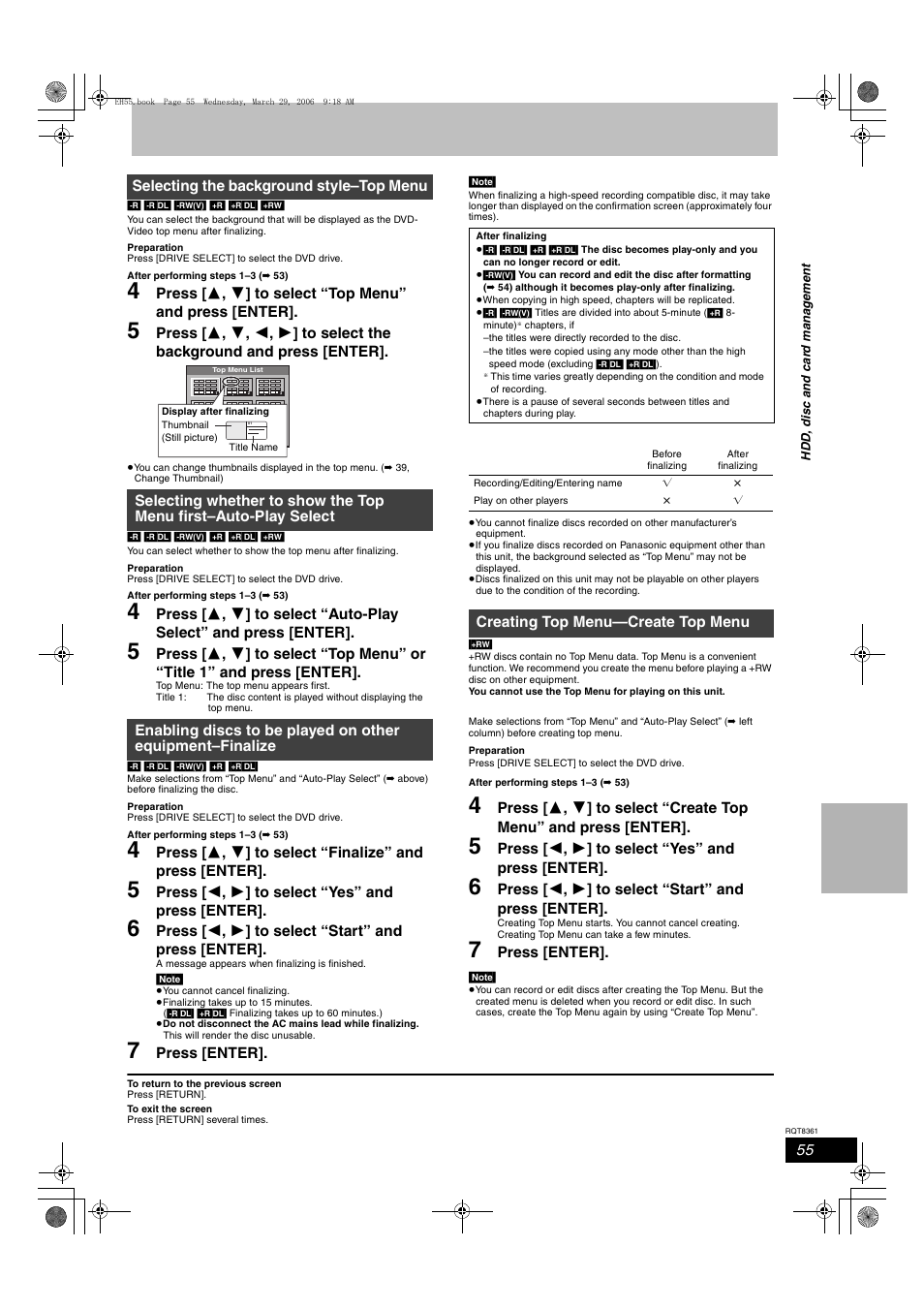 Philips DMR-EH55 User Manual | Page 55 / 76