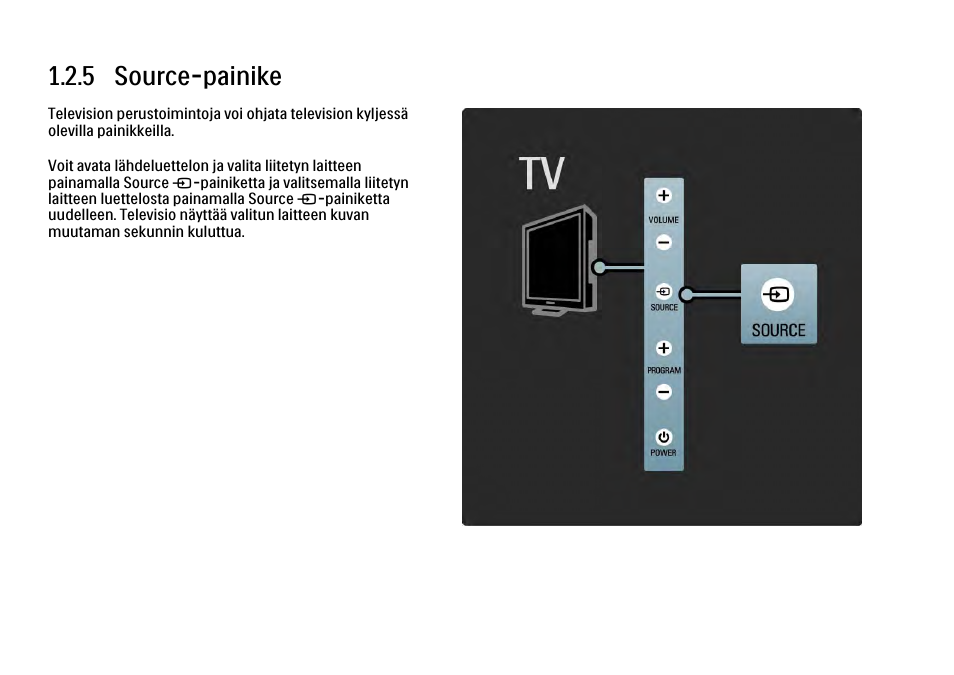 5 source, 5 source-painike | Philips FI KYTTOPAS 37PFL9604H User Manual | Page 24 / 263