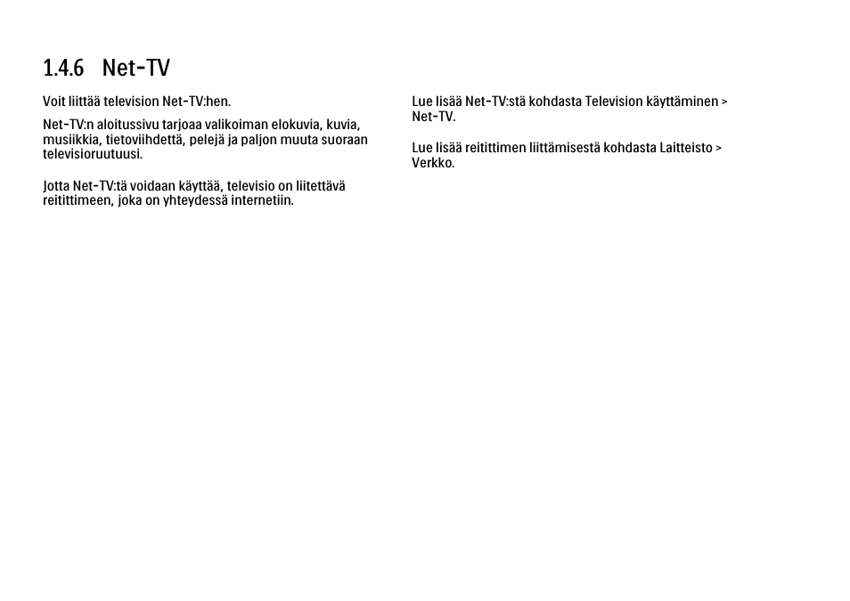 6 net-tv | Philips FI KYTTOPAS 37PFL9604H User Manual | Page 33 / 263