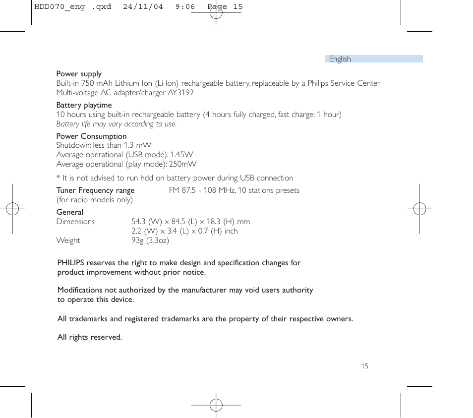 Philips Micro Jukebox User Manual | Page 16 / 29