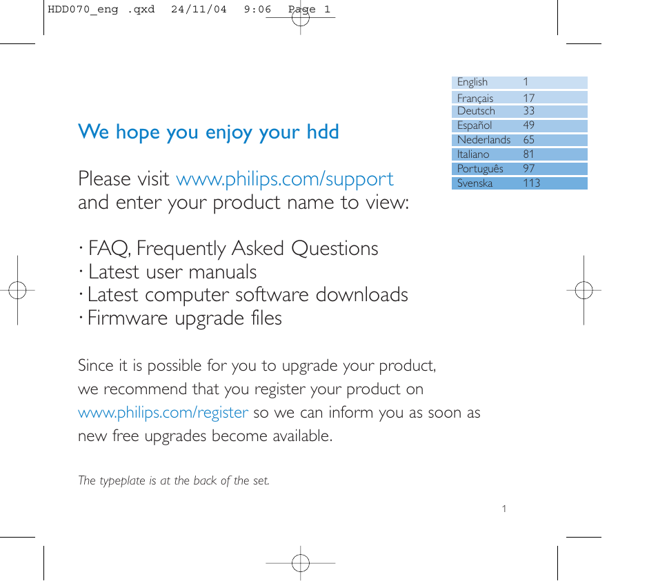 Philips Micro Jukebox User Manual | Page 2 / 29
