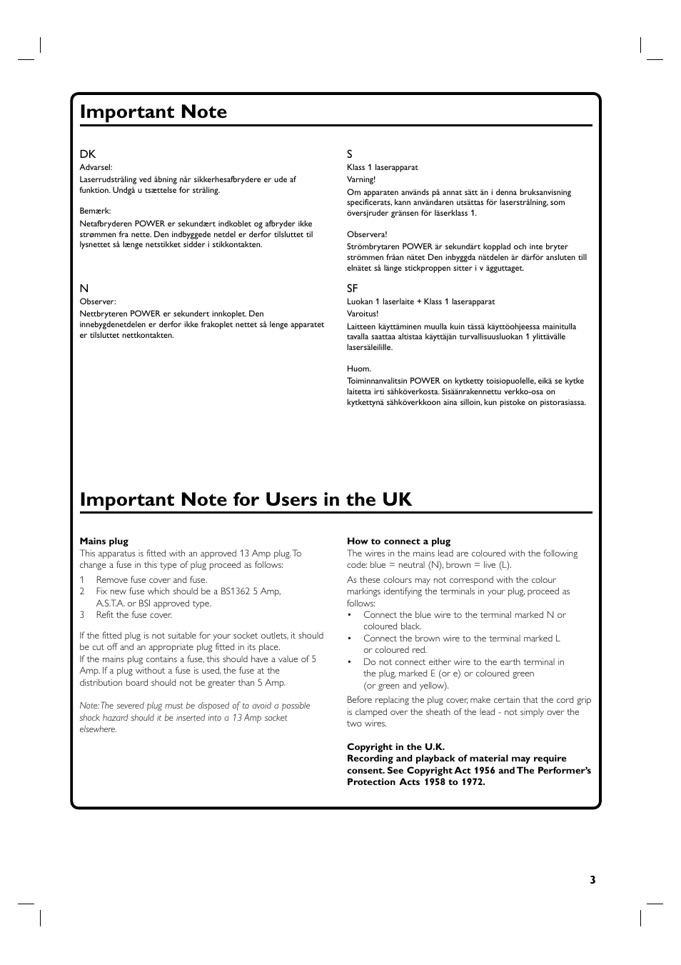 Philips 3834RV0048A User Manual | Page 3 / 38