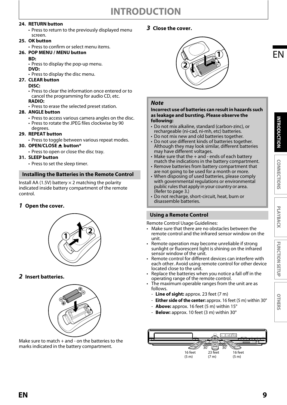 Introduction en | Philips Magnavox MRD410B/F7 User Manual | Page 9 / 52