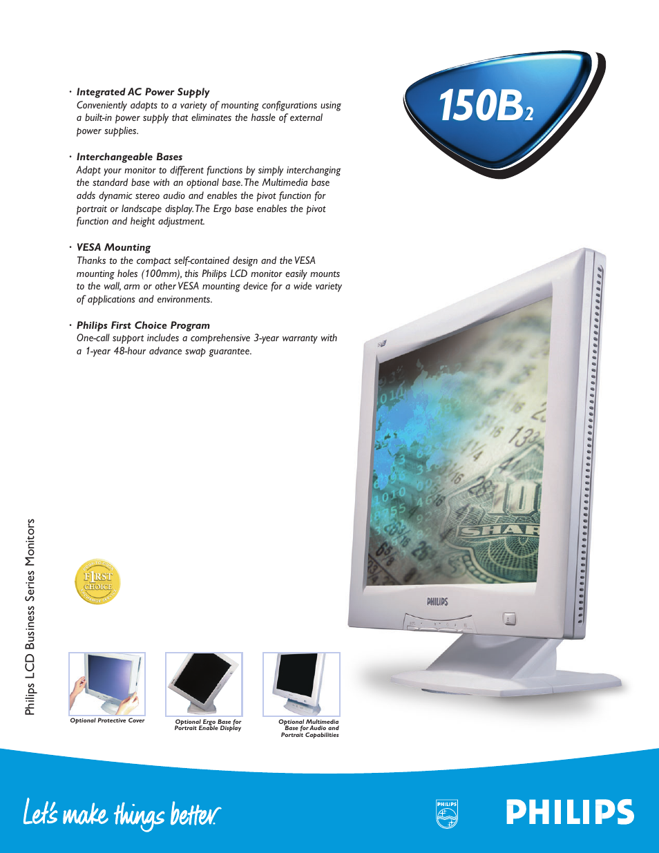 Philips 150B2 User Manual | 2 pages