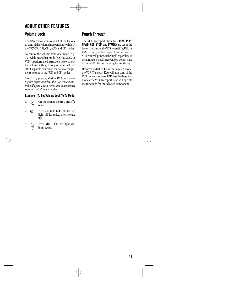 About other features | Philips REM400 User Manual | Page 11 / 19