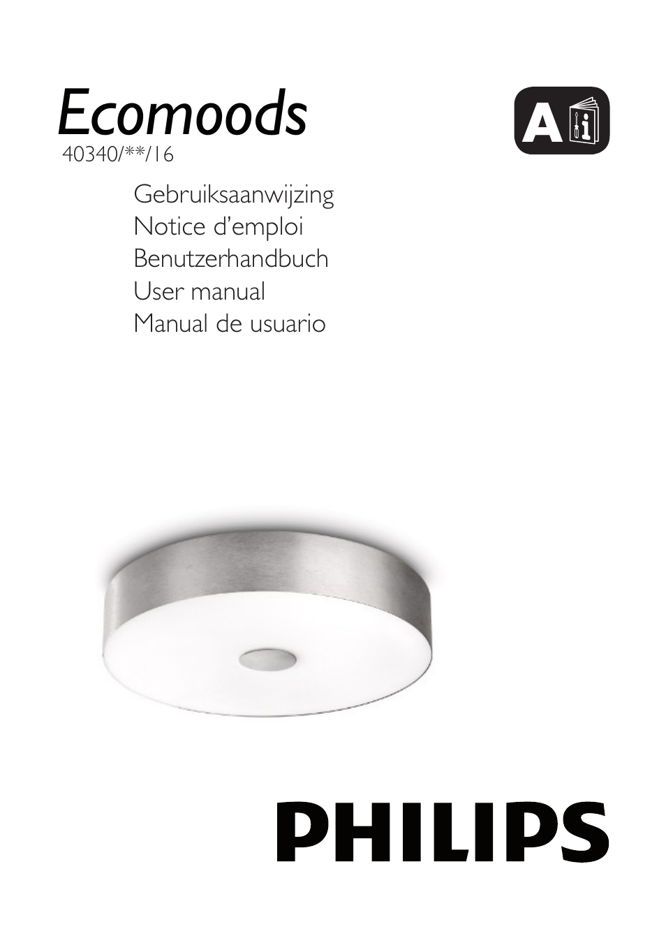Philips Ecomoods 40340/48/16 User Manual | 40 pages