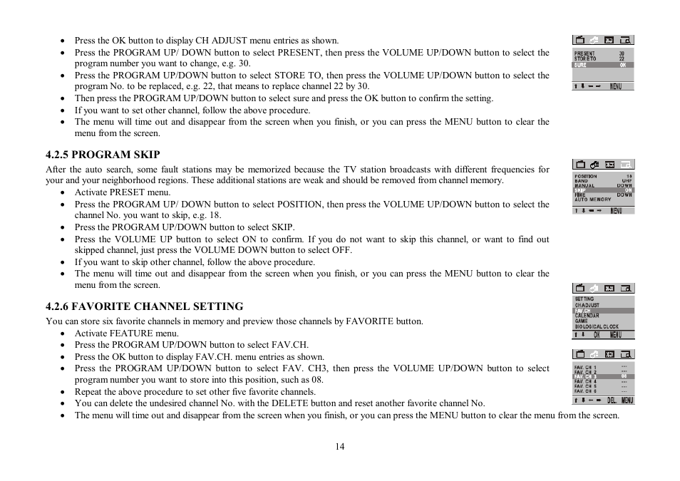 Hyundai H-TV2102PF User Manual | Page 14 / 49