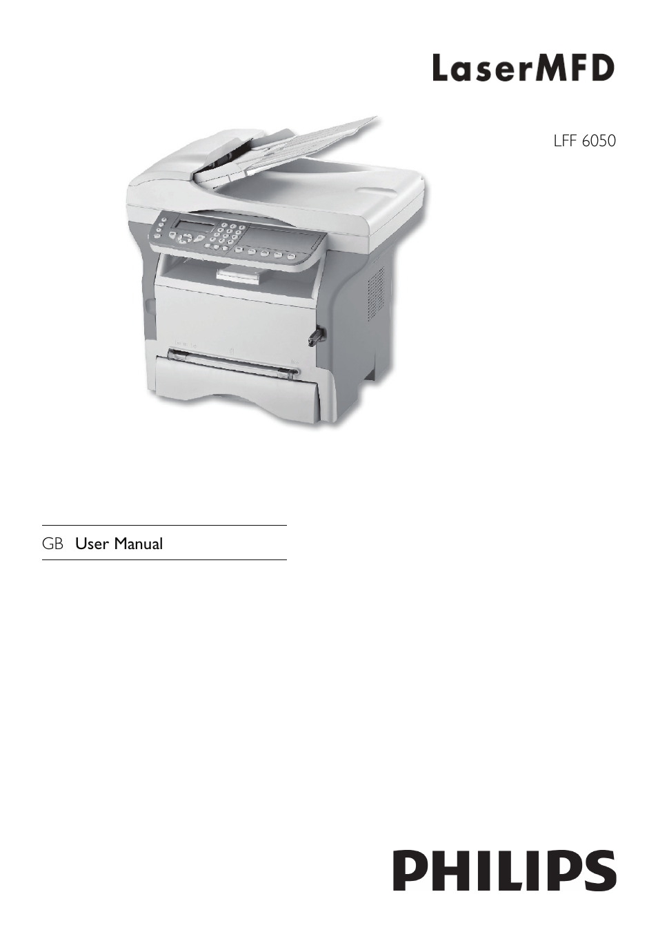 Philips LaserMFD LFF 6050 User Manual | 86 pages
