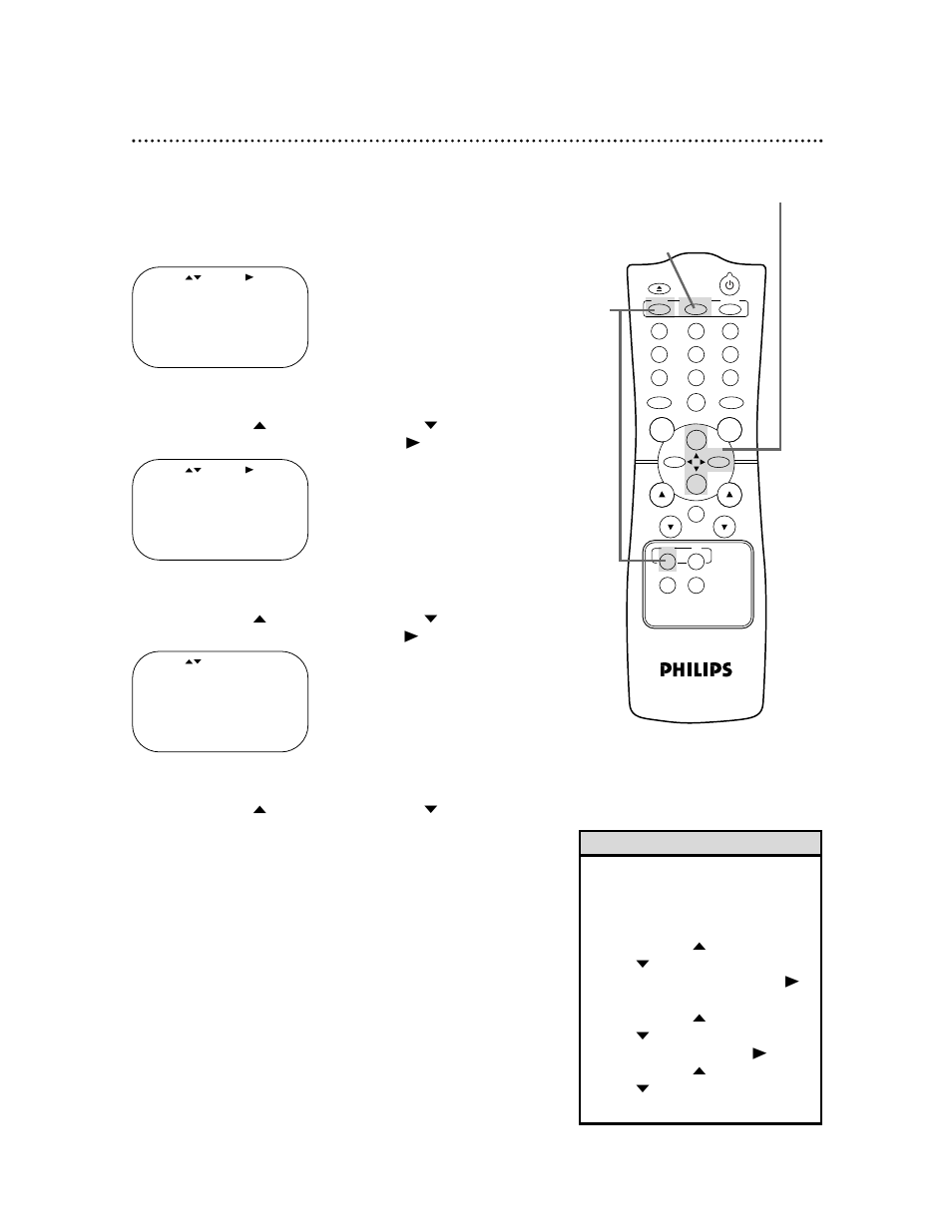 Language selection 17 | Philips VR220CAT User Manual | Page 17 / 44