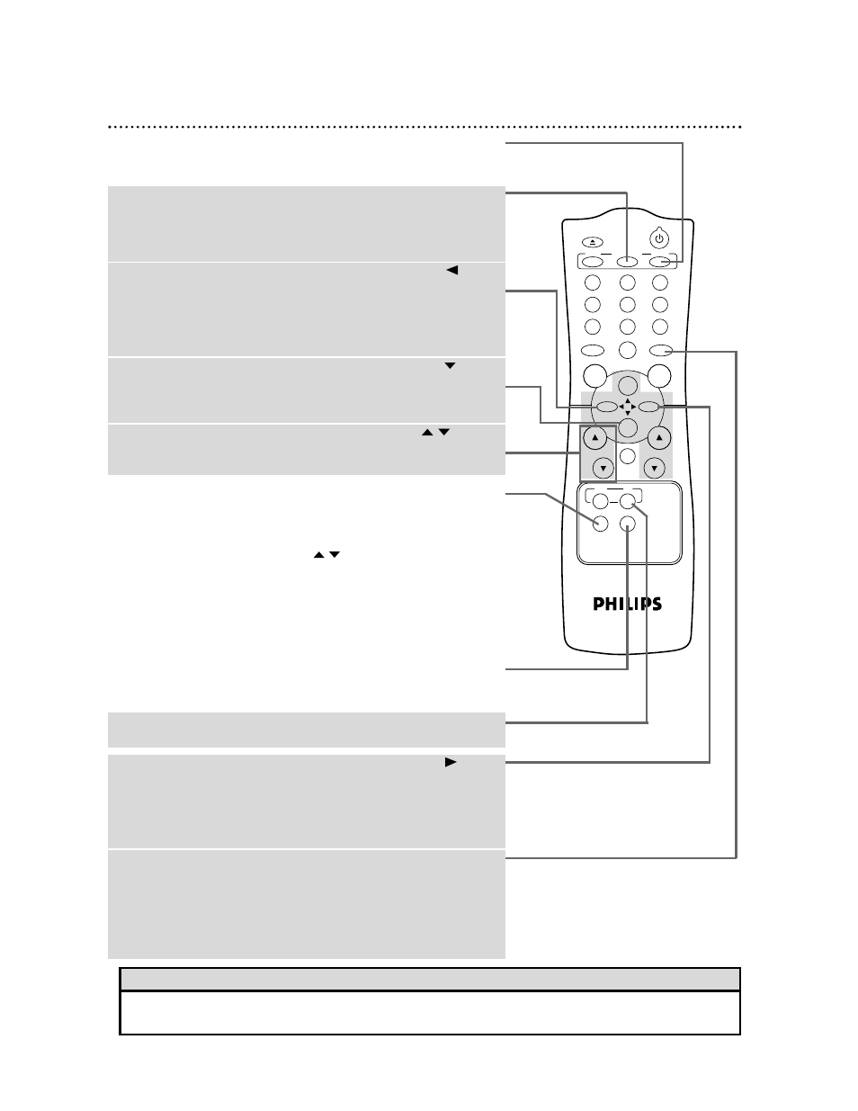 Remote control buttons (cont’d) 19, Helpful hints | Philips VR220CAT User Manual | Page 19 / 44