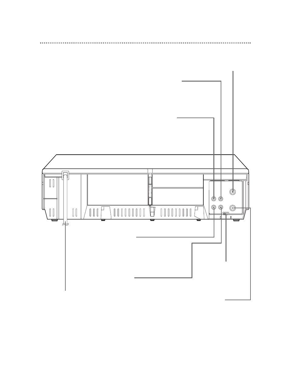 Rear panel 23 | Philips VR220CAT User Manual | Page 23 / 44