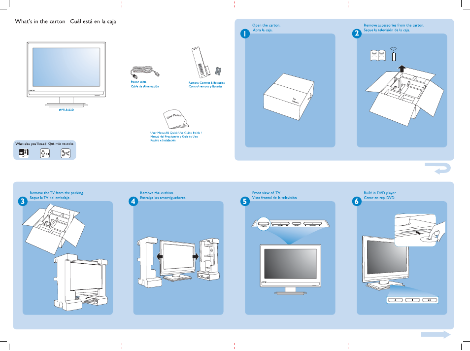 Philips 19PFL5622D/37E User Manual | 2 pages