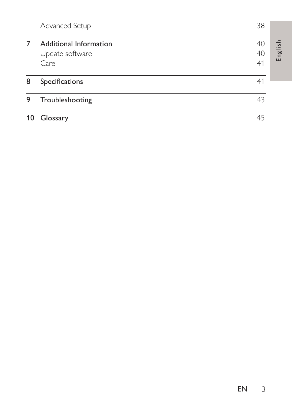 Philips BDP2500 User Manual | Page 3 / 49