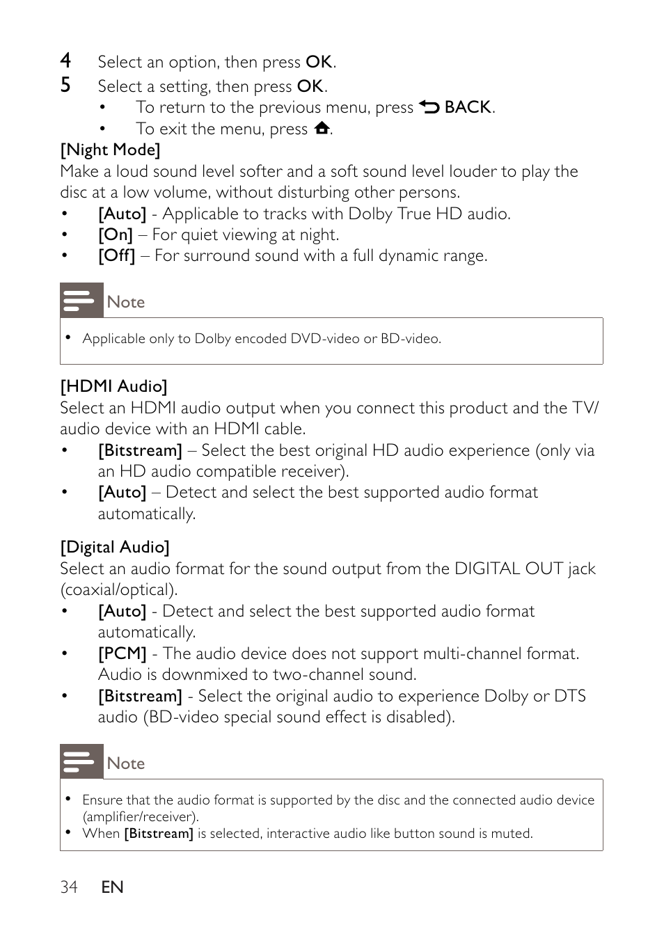 Philips BDP2500 User Manual | Page 34 / 49