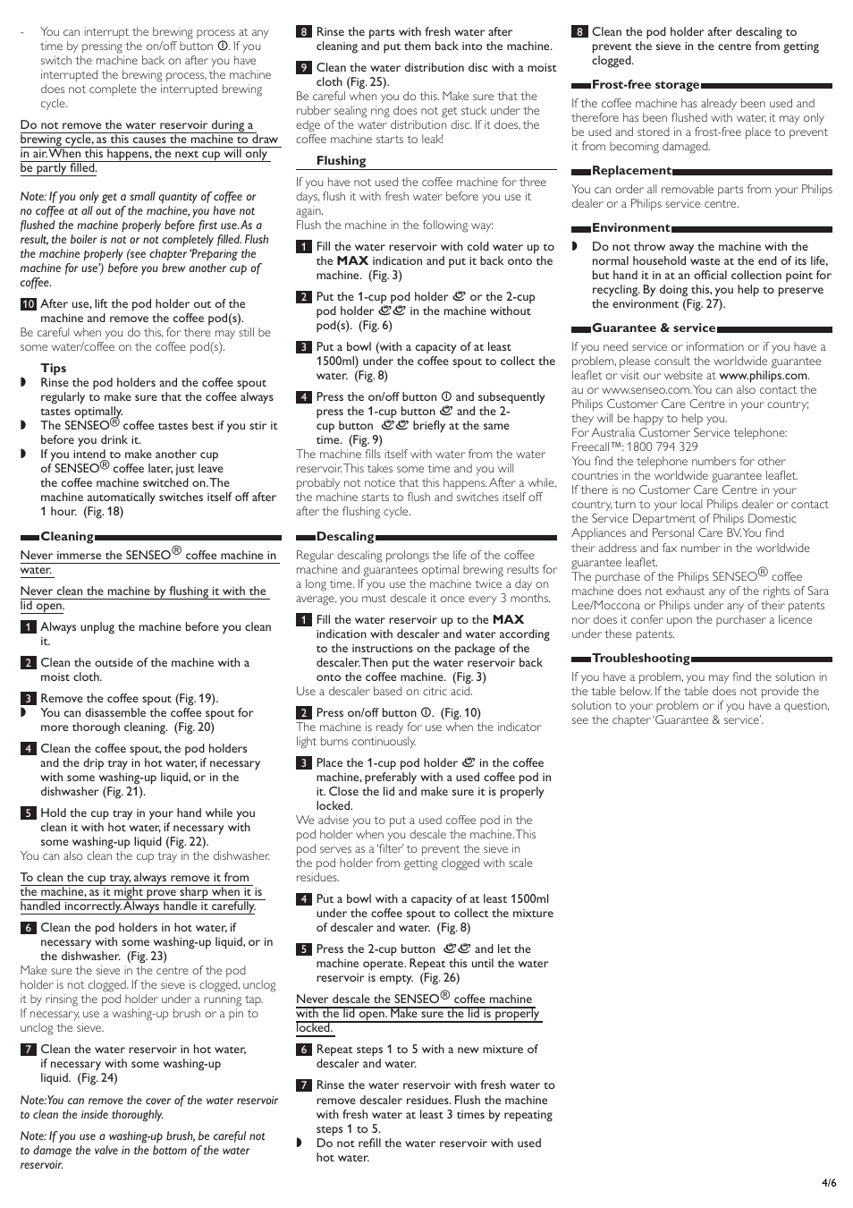 Philips HD7810HD7811 User Manual | Page 4 / 6