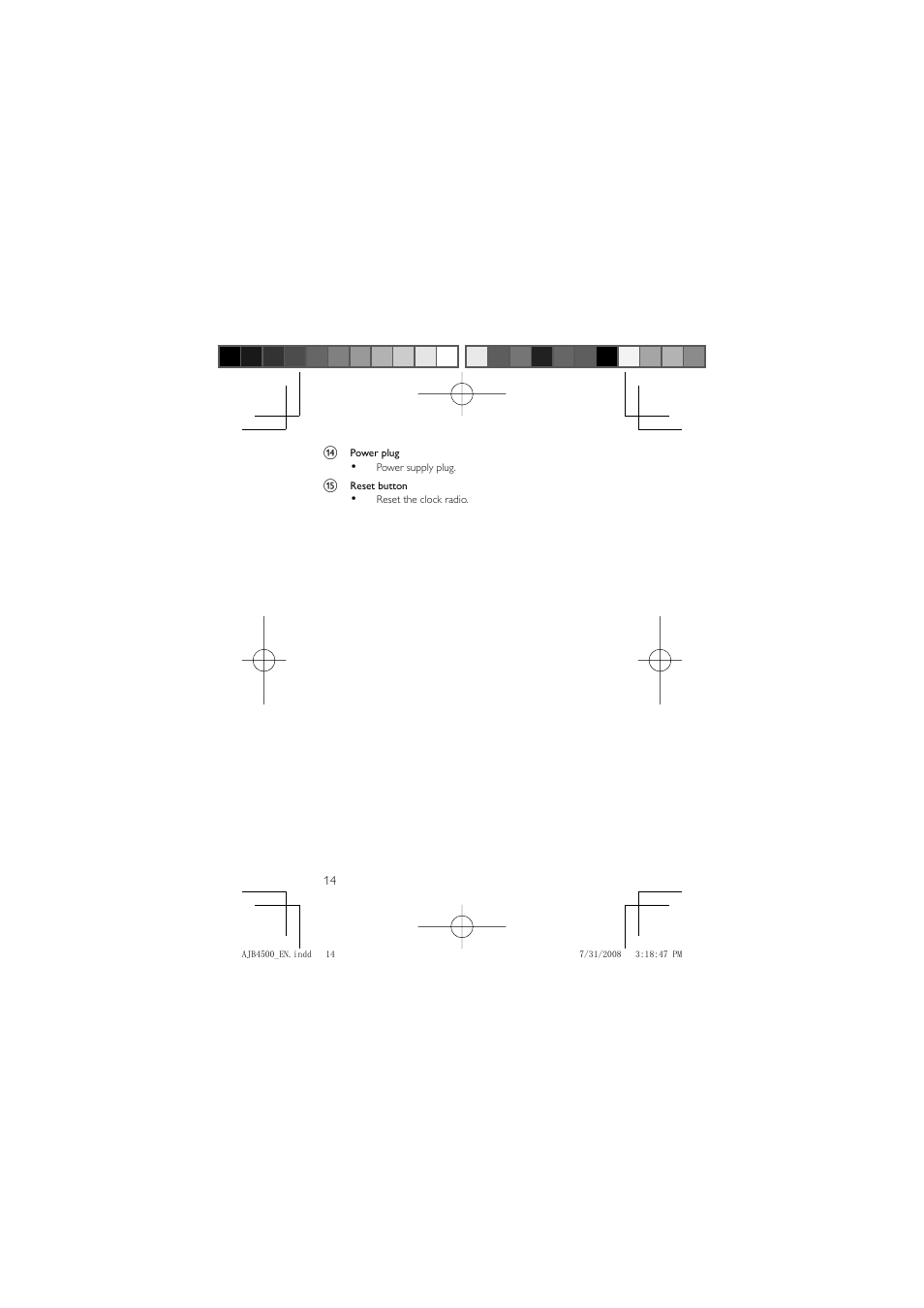 Philips AJB4500 User Manual | Page 14 / 34