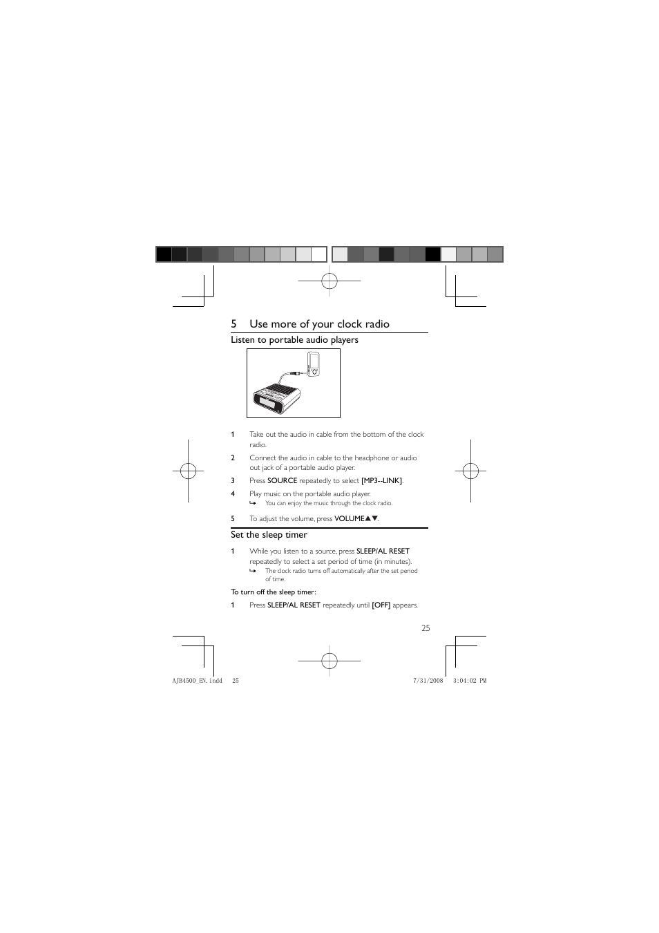Philips AJB4500 User Manual | Page 25 / 34