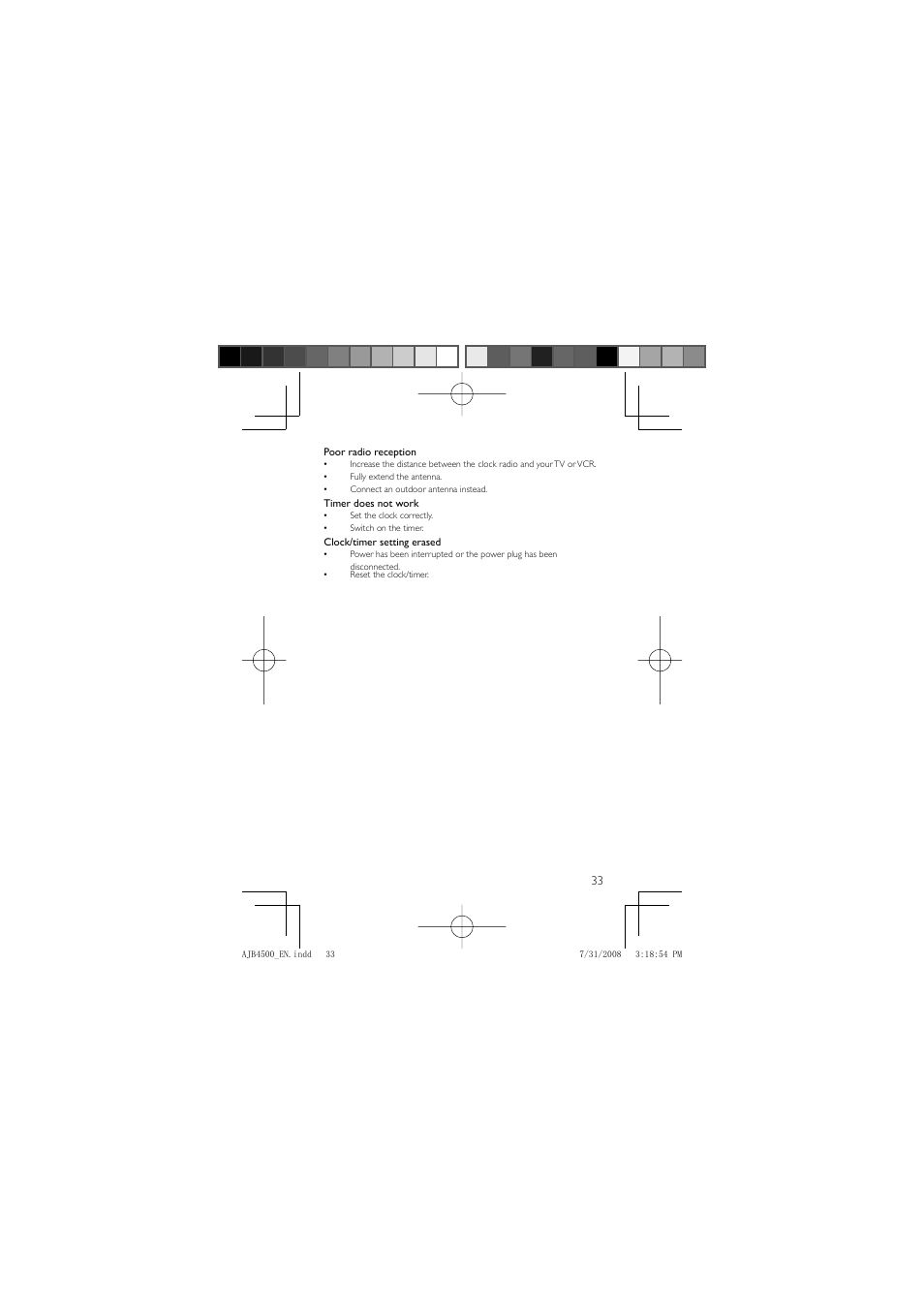 Philips AJB4500 User Manual | Page 33 / 34