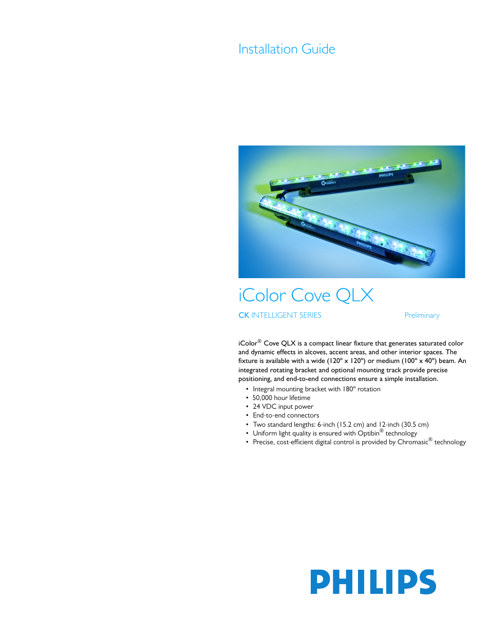 Philips iColor Cove QLX User Manual | 6 pages