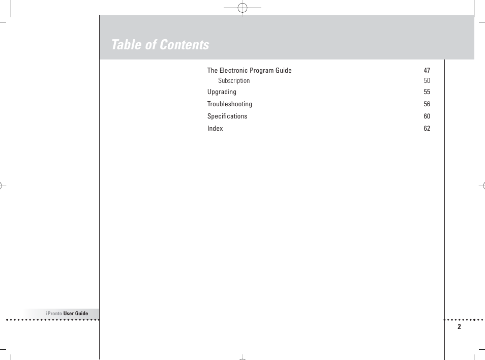 Philips 6400 User Manual | Page 5 / 67