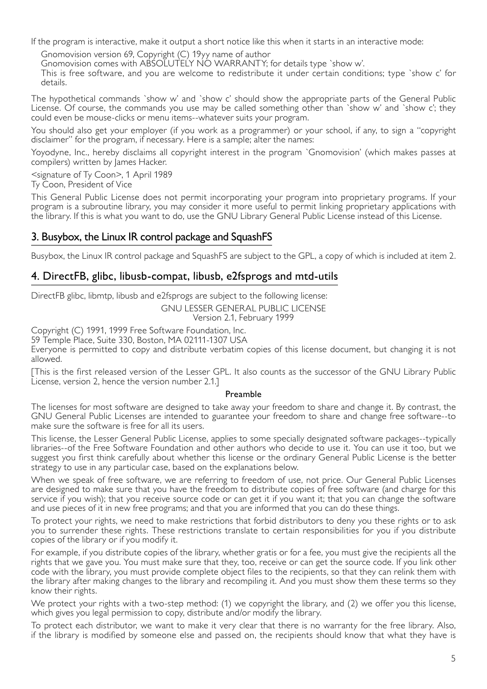 Busybox, the linux ir control package and squashfs | Philips BDP9600 User Manual | Page 34 / 52
