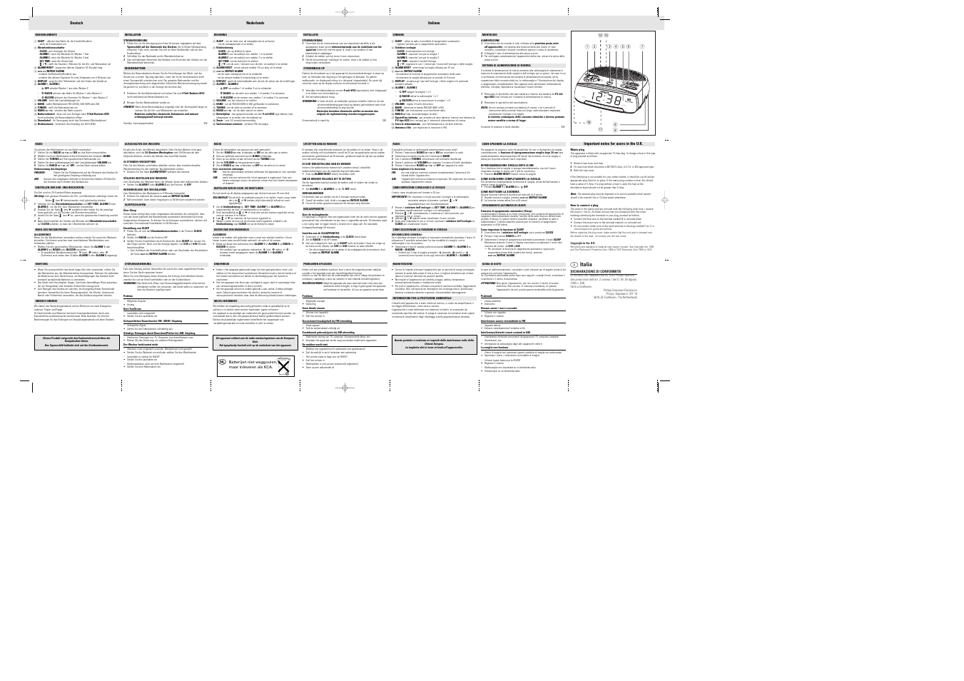 Philips AJ3220 User Manual | Page 2 / 2