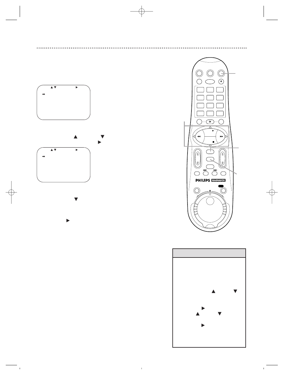 Language selection 19, Helpful hint | Philips VRZ344AT User Manual | Page 19 / 58