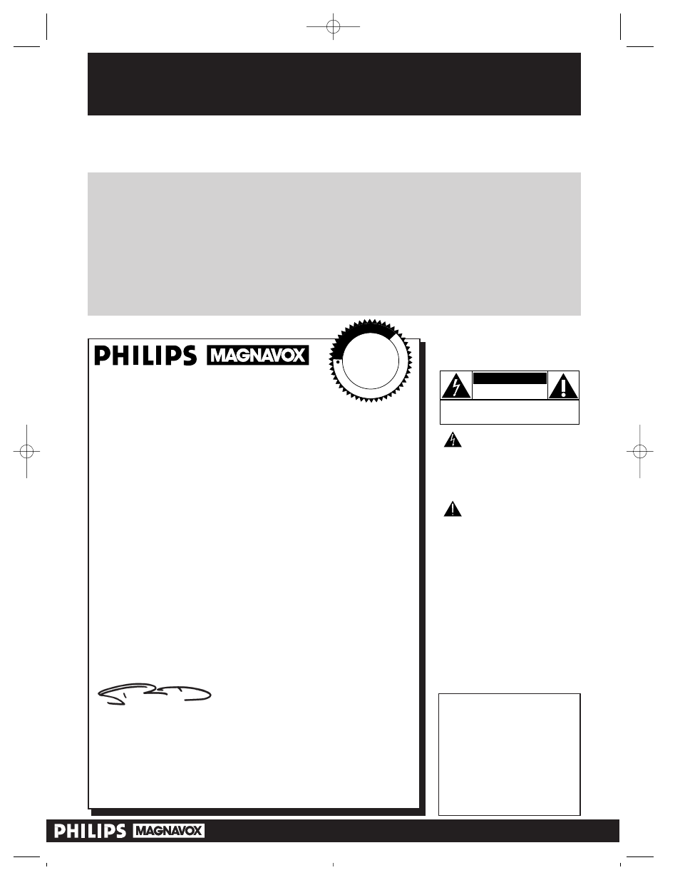 Safety, Warranty verification, Owner confirmation | Model registration, Hurry, Know these, Symbols, For customer use | Philips VRZ344AT User Manual | Page 2 / 58