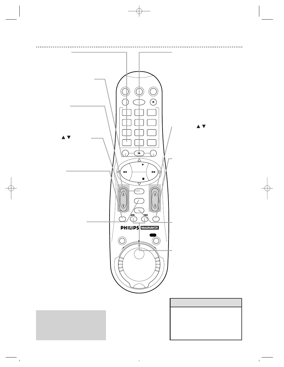 Remote control buttons (cont’d) 21, Helpful hint | Philips VRZ344AT User Manual | Page 21 / 58